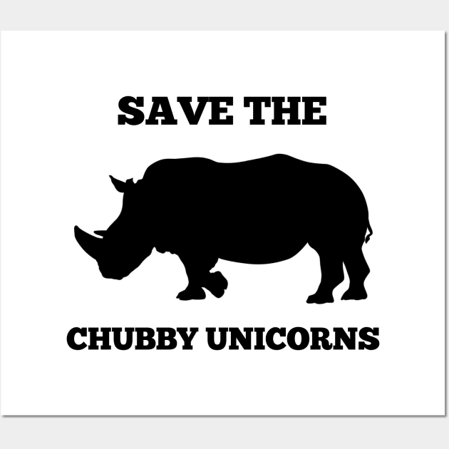 Save the Chubby Unicorns Wall Art by giovanniiiii